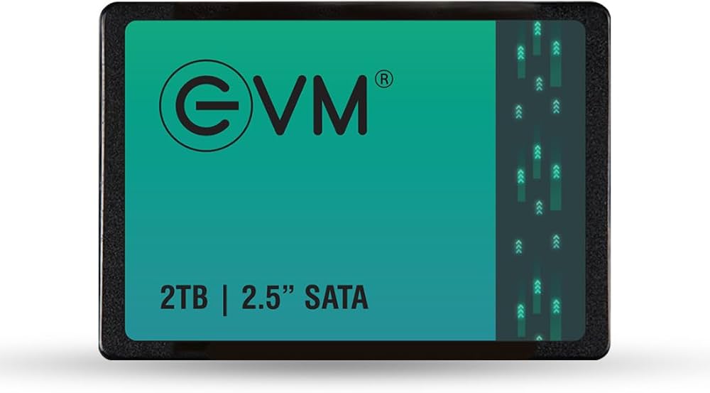 2TB EVM 2.5-inch SSD for laptop and desktop with SATA interface for faster performance and large storage capacity