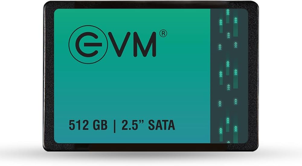 512GB EVM 2.5-inch SSD for laptop and desktop with SATA interface for faster boot and improved performance
