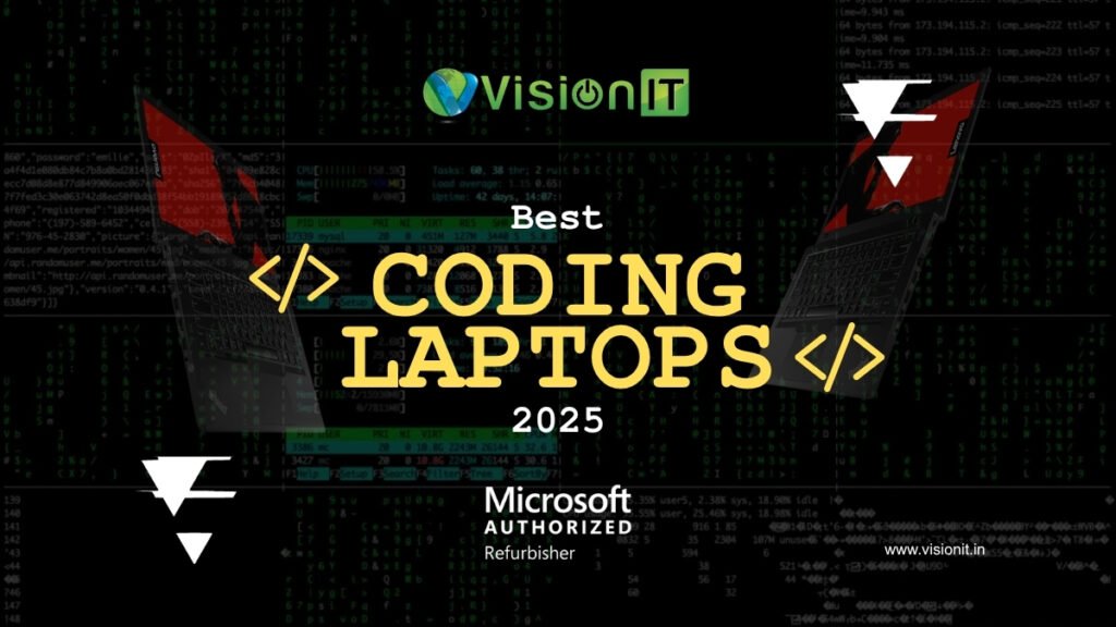 Affordable refurbished laptops in India with genuine Windows, tested performance, and 1-year warranty from vision it