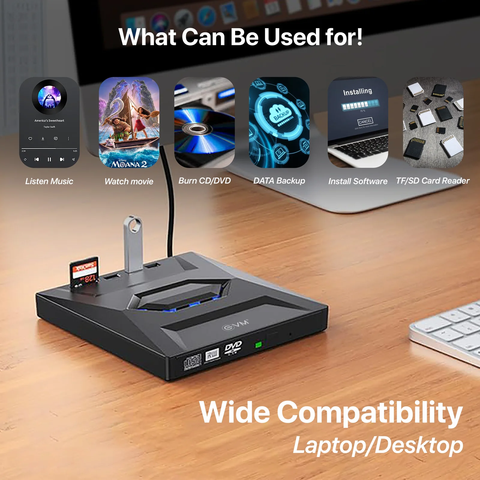 EVM External CD Drive - Image 3