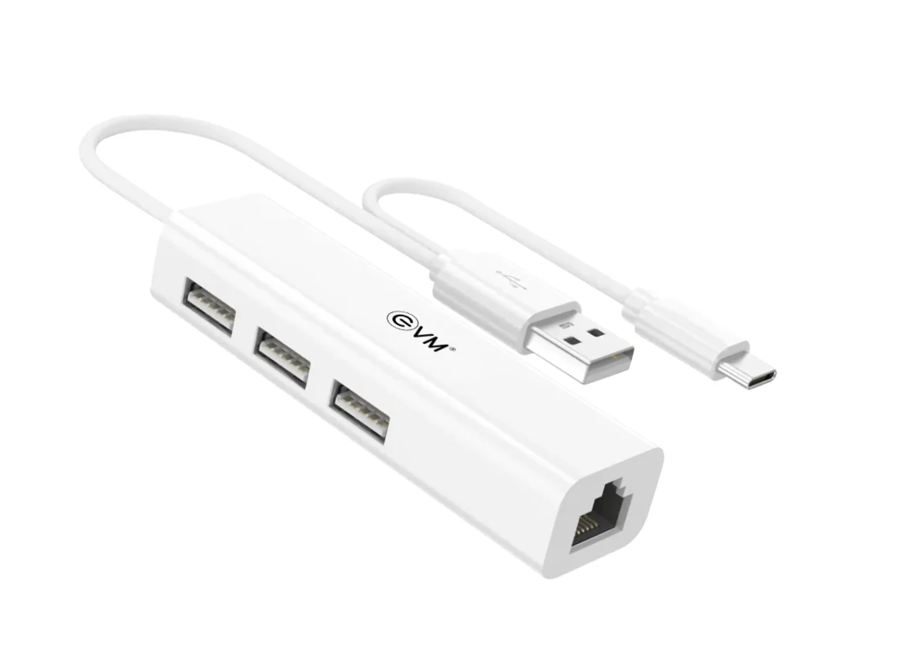 USB 2.0+RJ 45 HUB