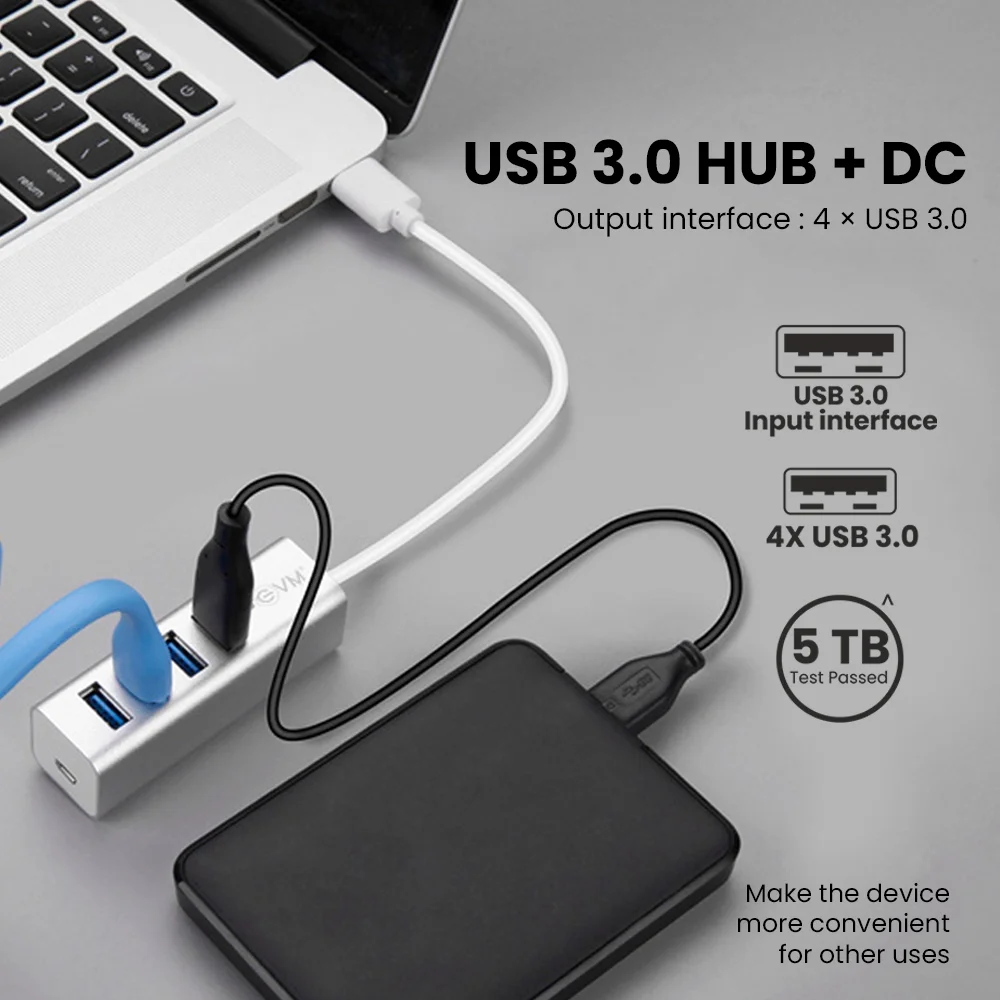 USB 3.0 HUB + DC - Image 3