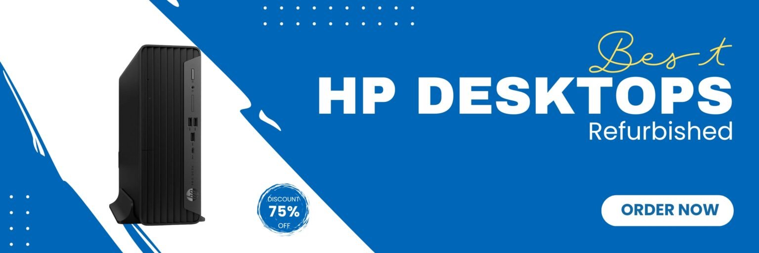 Refurbished HP Desktops – Tiny, SFF & Tower PCs with Genuine Windows, certified & tested by vision it India.