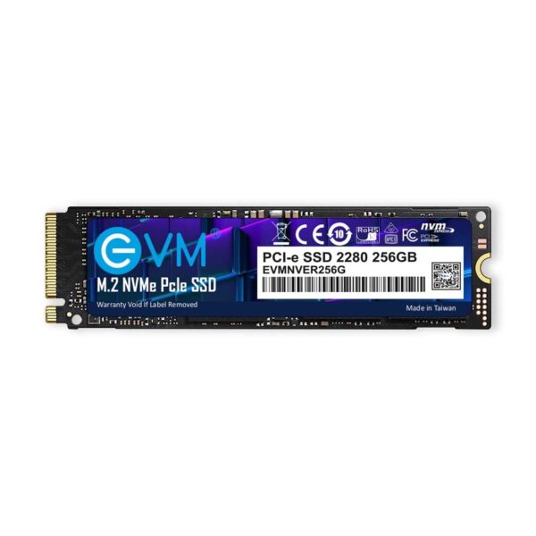 256GB EVM NVMe PCIe SSD for laptop and desktop with high-speed performance and fast boot times