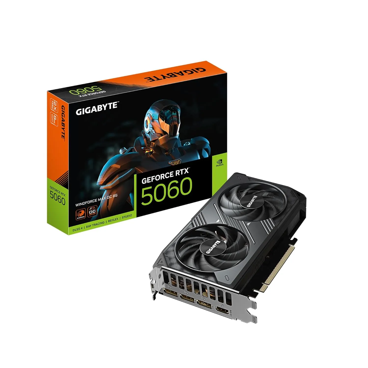 Gigabyte RTX 5060 8GB WindForce 2X OC Max Graphics Card - Image 8
