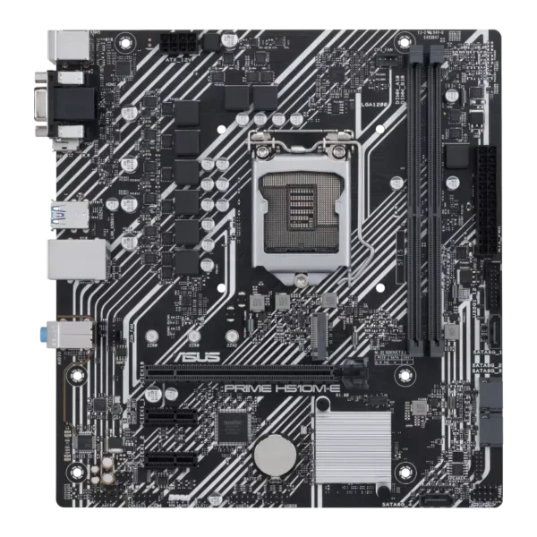 ASUS H510M-E 2D Micro ATX Motherboard - Reliable Intel 10th/11th Gen Support