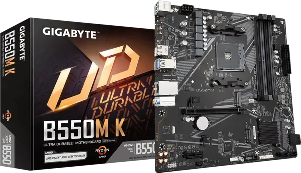 GIGABYTE B550M K AMD B550 Micro-ATX Motherboard