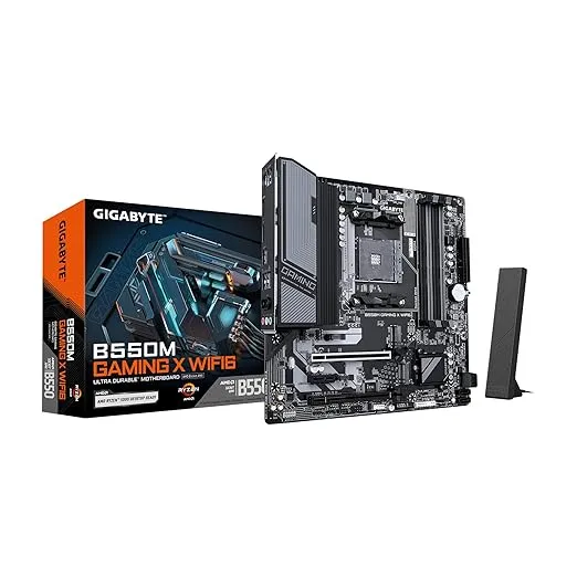 GIGABYTE B550M Gaming X WiFi 6E AMD B550 Micro-ATX Motherboard