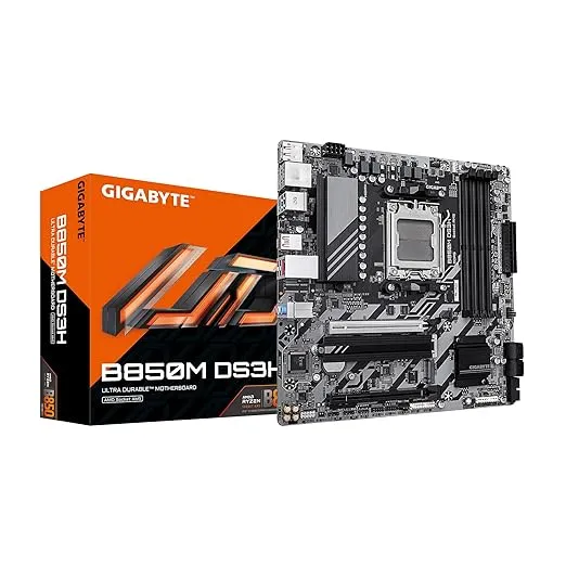 B850 M DS3H AM5 DDR5 Motherboard