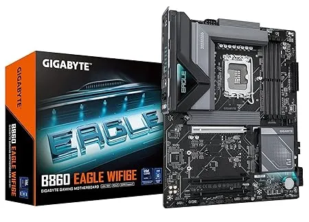 GIGABYTE B860 Eagle Wi-Fi 6 Motherboard ? DDR5 Gaming with Fast Wireless