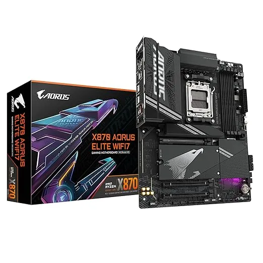 X870 Aorus Elite WiFi 7 AM5 DDR5 Motherboard