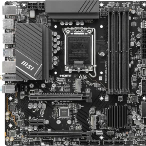 MSI B760M BOMBER WiFi DDR5 Intel gaming Micro-ATX motherboard with LGA1700 socket and dual LAN for gaming and desktop builds in India