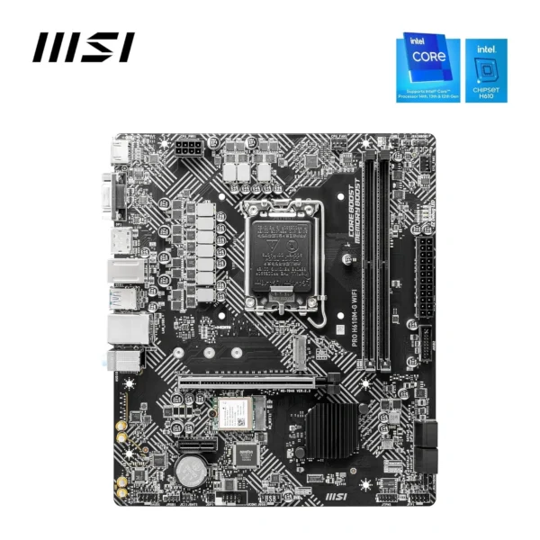 MSI H610M-G WiFi DDR5 Intel H610 Micro-ATX Motherboard