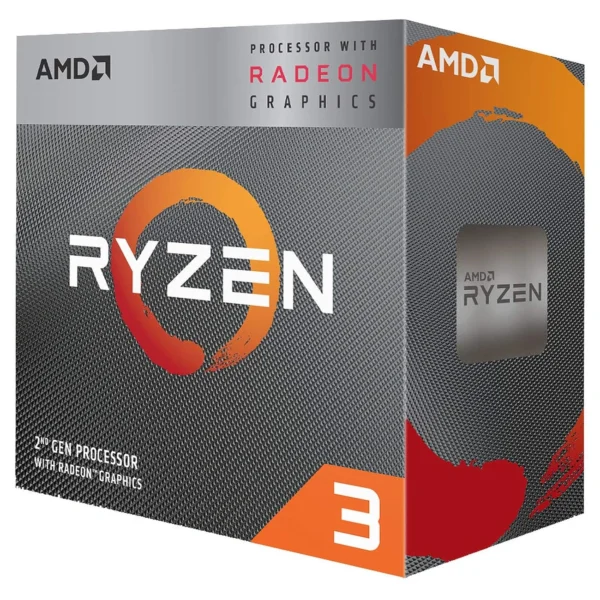 AMD Ryzen 3 3200G 4 core AM4 desktop processor with Radeon Vega 8 graphics for budget APU PC builds in India