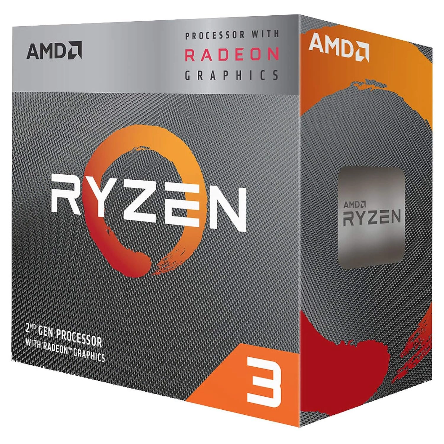 AMD Ryzen 3 3200G 4 core AM4 desktop processor with Radeon Vega 8 graphics for budget APU PC builds in India