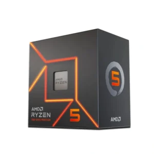 AMD Ryzen 5 7500F 6 core AM5 desktop processor with up to 5.0GHz boost clock for gaming PC builds in India
