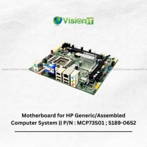 Motherboard for HP Generic/Assembled Computer System || P/N : MCP73S01 ; 5189-0652