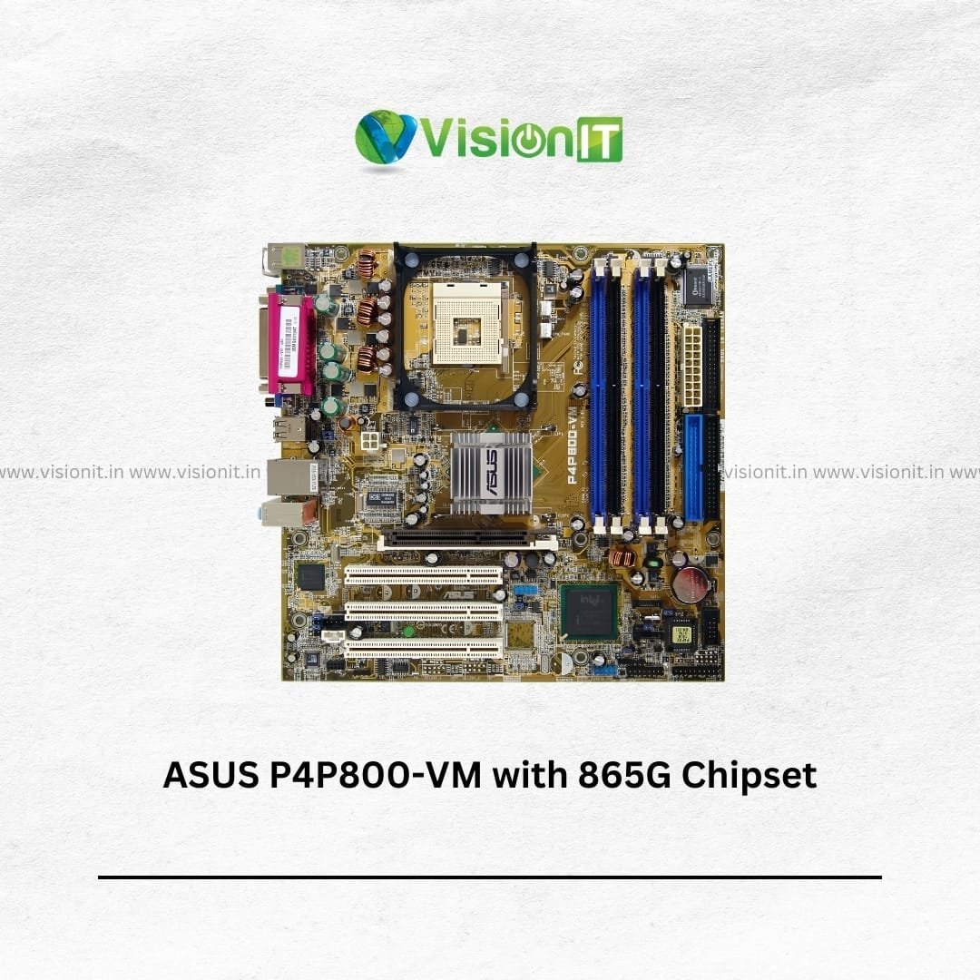 Via Chipset ASUS P4P800-VM Motherboard for Desktop Computer