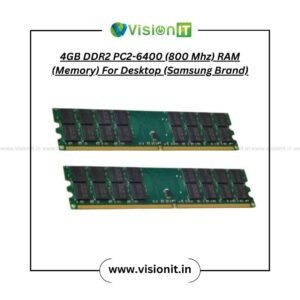 4GB DDR2 PC2-6400 (800 Mhz) RAM (Memory) For Desktop
