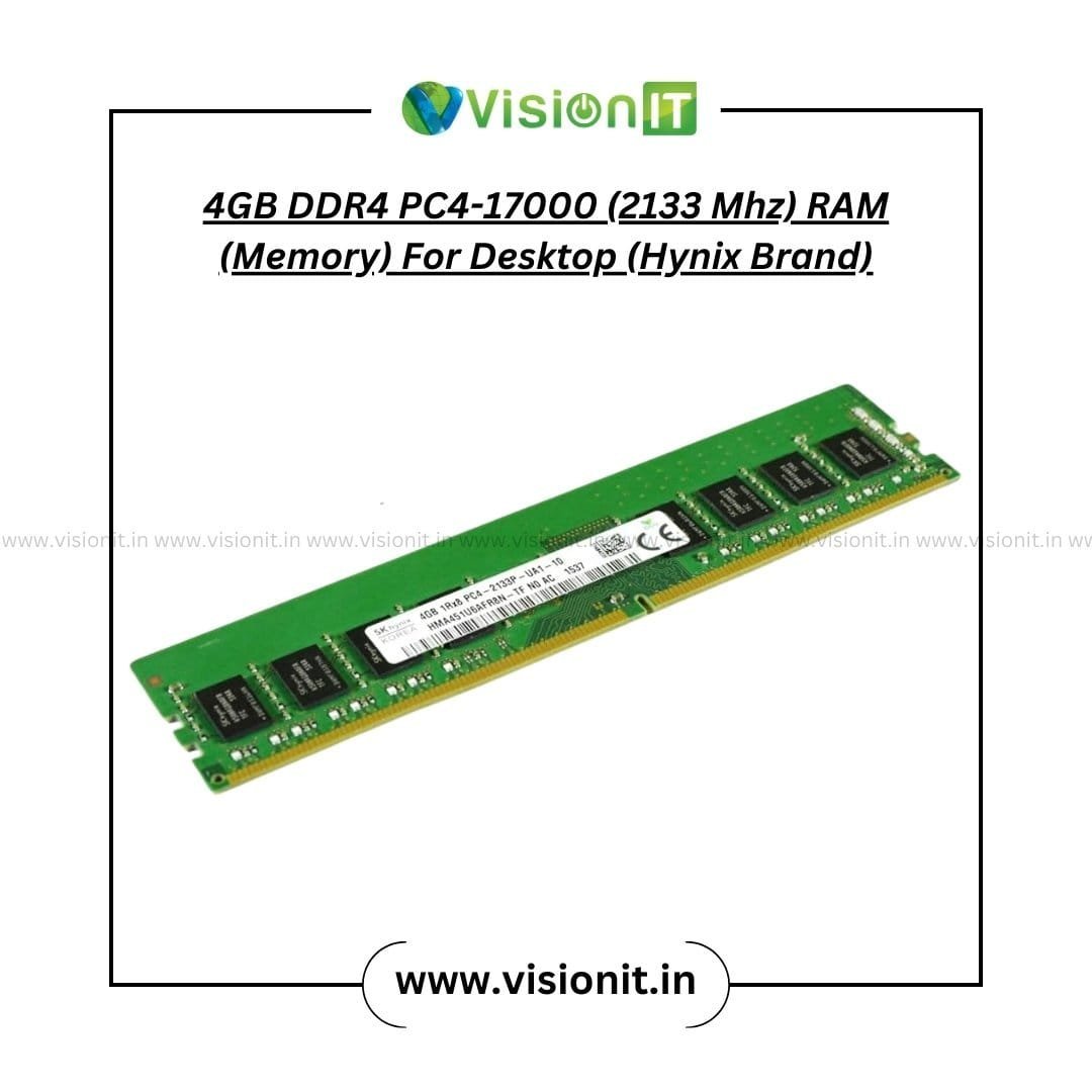 4GB DDR4 PC4-17000 (2133 Mhz) RAM (Memory) For Desktop - Image 2
