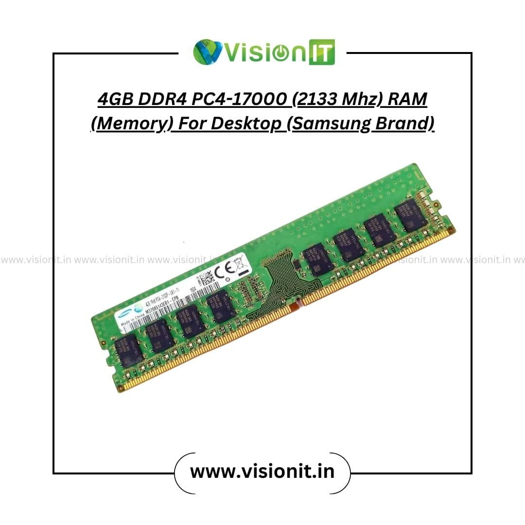4GB DDR4 PC4-17000 (2133 Mhz) RAM (Memory) For Desktop