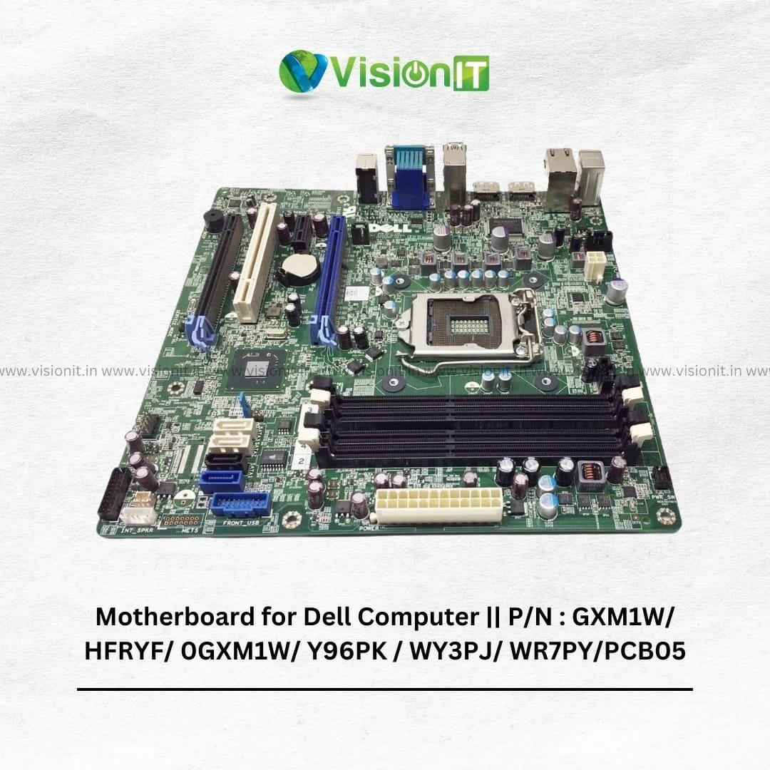 Motherboard for Dell Computer || P/N : GXM1W/ HFRYF/ 0GXM1W/ Y96PK / WY3PJ/ WR7PY/PCB05