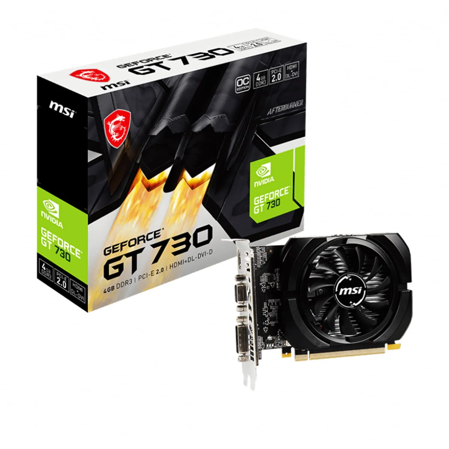 MSI GT 730 4GB DDR3 Silent Graphics Card - Image 6