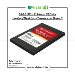 64GB Slim 2.5-inch SSD for Laptop/Desktop (Transcend Brand)
