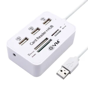 All in One USB 2.0 Card Reader+ USB HUB