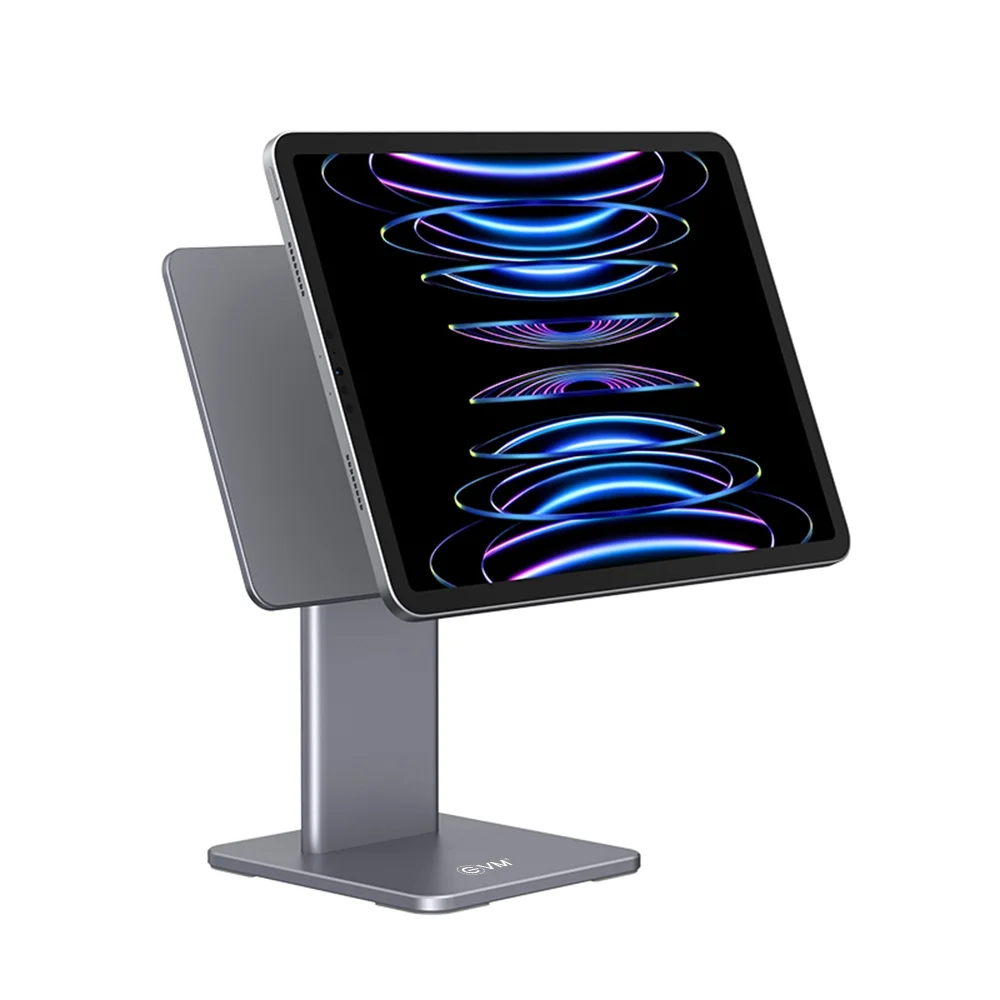 Aluminum Magnetic Stand with HUB for iPad