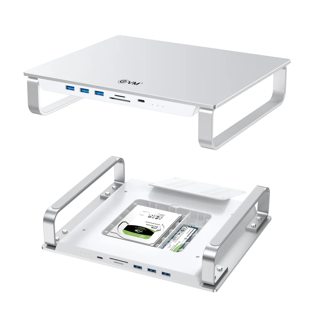 Aluminum Monitor Stand with HUB