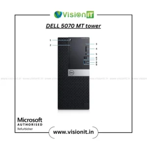 Dell OptiPlex 5070 MicroTower (MT) Form Factor PC | 9th Gen Intel Core i3/i5/i7 | Powerful, Compact Desktop for Business Needs