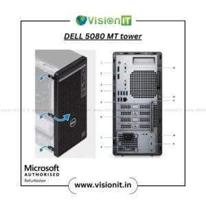 Dell OptiPlex 5080 MicroTower (MT) Form Factor PC | 10th Gen Intel Core i3/i5/i7 | High Performance Desktop for Professional Use