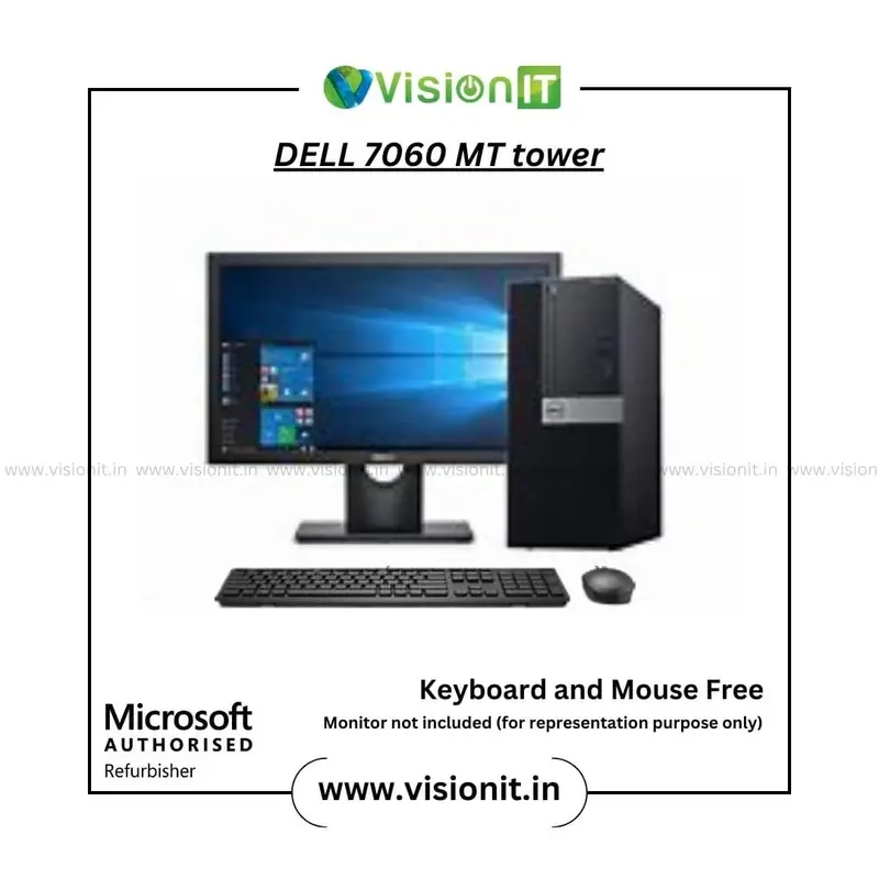 Dell OptiPlex 7060 MicroTower PC | 8th Gen Intel Core i3/i5/i7 | High Performance, Expandable Desktop for Business Use