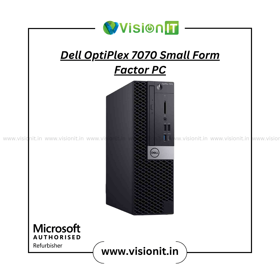 Dell OptiPlex 7070 Small Form Factor PC | 9th Gen Intel Core i3/i5/i7 | Space Saving, Reliable Desktop for Office Work