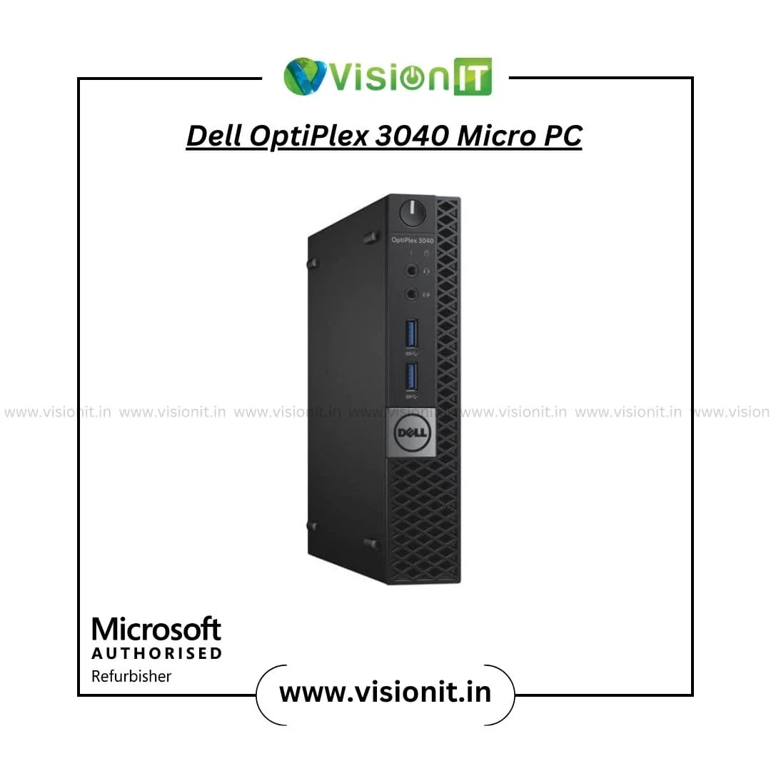Dell OptiPlex 3040 / 5040 / 7040 Micro PC 6th Gen Intel Core i3/i5/i7 Small, Powerful PC for Professional Use & Workplaces