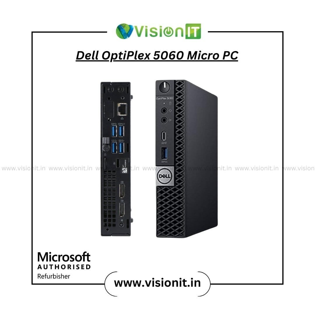 Dell OptiPlex 3060 / 5060 Micro PC 8th Gen Intel Core i3/i5/i7 Ultra-Compact Desktop for High Performance in Offices & Workspaces - Image 4