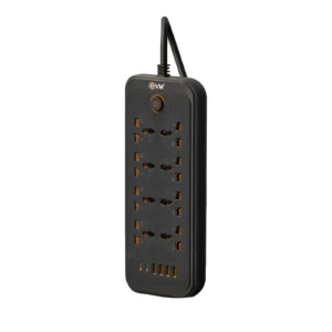 EVM EnSurge-03 Surge Protector | 8 Power Outlets, 4 USB, 2 Type-C, 3M Cable Power Strip
