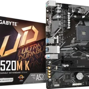 GIGABYTE A520M K AMD A520 Micro-ATX Motherboard
