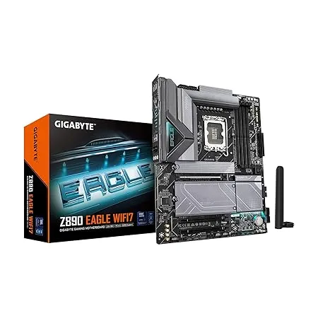 GIGABYTE Z890 Eagle Wi-Fi 7 Motherboard | DDR5 Gaming with Ultra-Fast Wi-Fi 7
