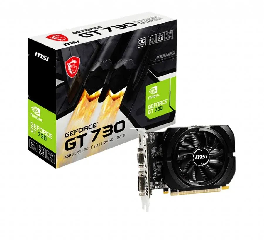 MSI GT 730 4GB DDR3 Silent Graphics Card
