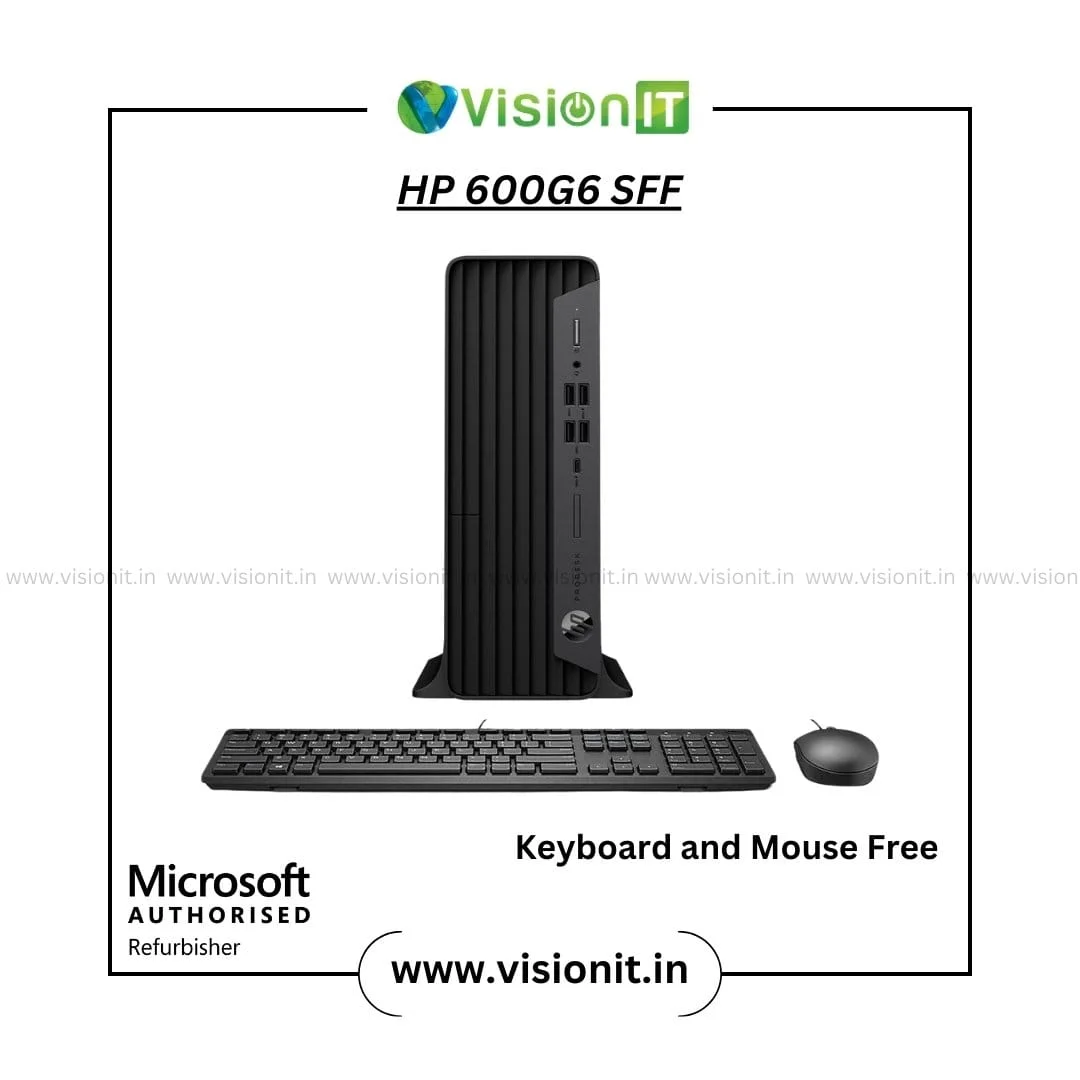 HP ProDesk 600 G6 SFF PC | 10th Gen Intel Core i3/i5/i7 | Space Saving Desktop for High | Speed Business Tasks - Image 2