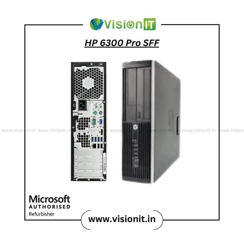 HP Compaq 4300 Pro / 6300 Pro SFF PC | 3rd Gen Intel Core i3/i5/i7 | Compact, Efficient Desktop for Office Environments - Image 4