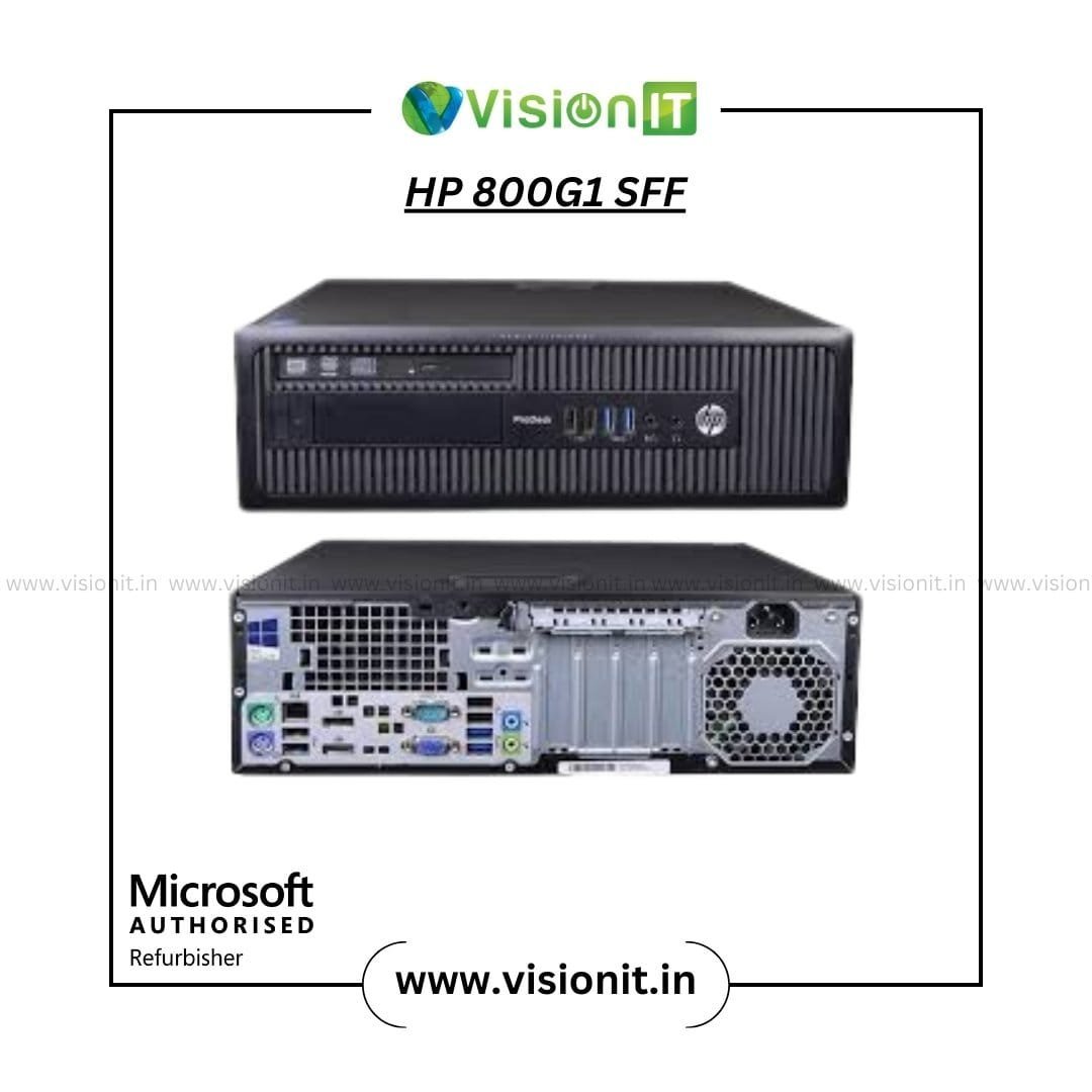 HP EliteDesk 800 G1 SFF PC | 4th Gen Intel Core i3/i5/i7 | Compact & Durable Business PC with SSD or HDD Storage Options - Image 2