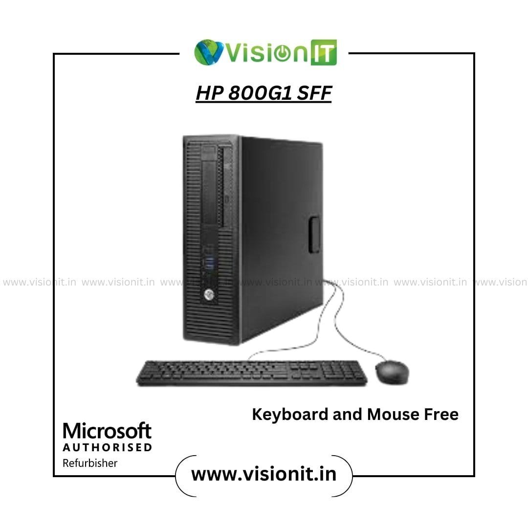 HP EliteDesk 800 G1 SFF PC | 4th Gen Intel Core i3/i5/i7 | Compact & Durable Business PC with SSD or HDD Storage Options