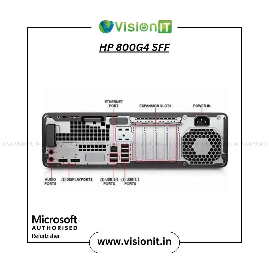 HP EliteDesk 800 G4 SFF PC | 8th Gen Intel Core i3/i5/i7 | Smart Small Form Desktop for Business & Daily Office Computing
