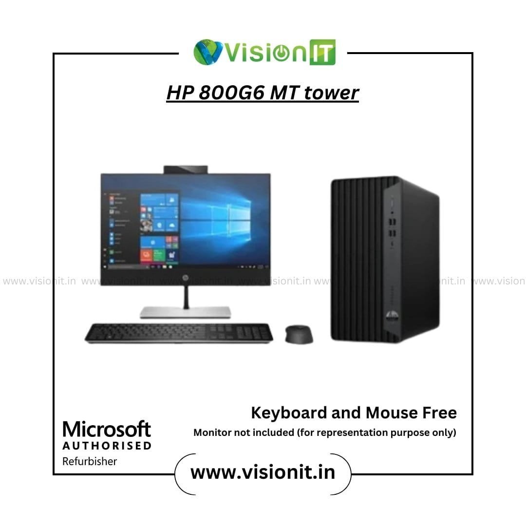 HP EliteDesk 800 G6 MicroTower PC | 10th Gen Intel Core i3/i5/i7 | Advanced MT Desktop for Heavy Duty Office & Commercial Use