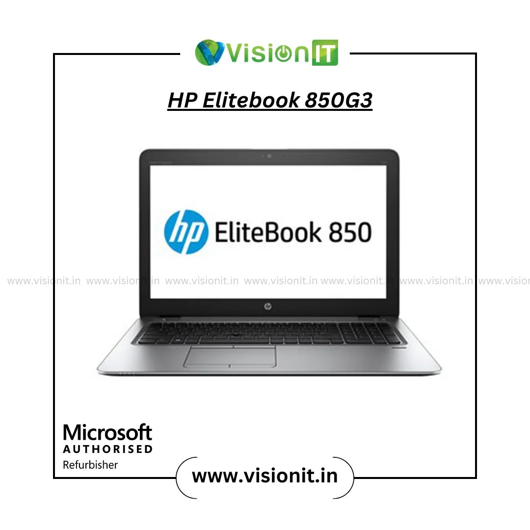 HP EliteBook 850 G3 | Intel Core i7 6600U | Custom RAM & SSD Options | Preloaded Windows 10 Pro | Lightweight Laptop