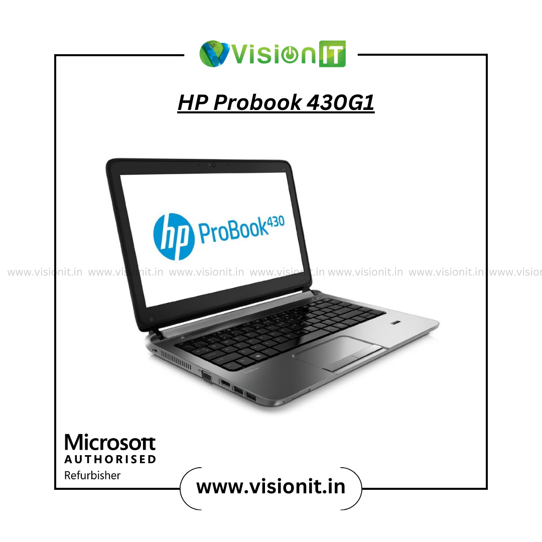 Refurbished HP ProBook 430 G1 | Intel Core i5 4200U | Customisable RAM & SSD | Preloaded Windows 10 Pro | Perfect for Work & Study - Image 3