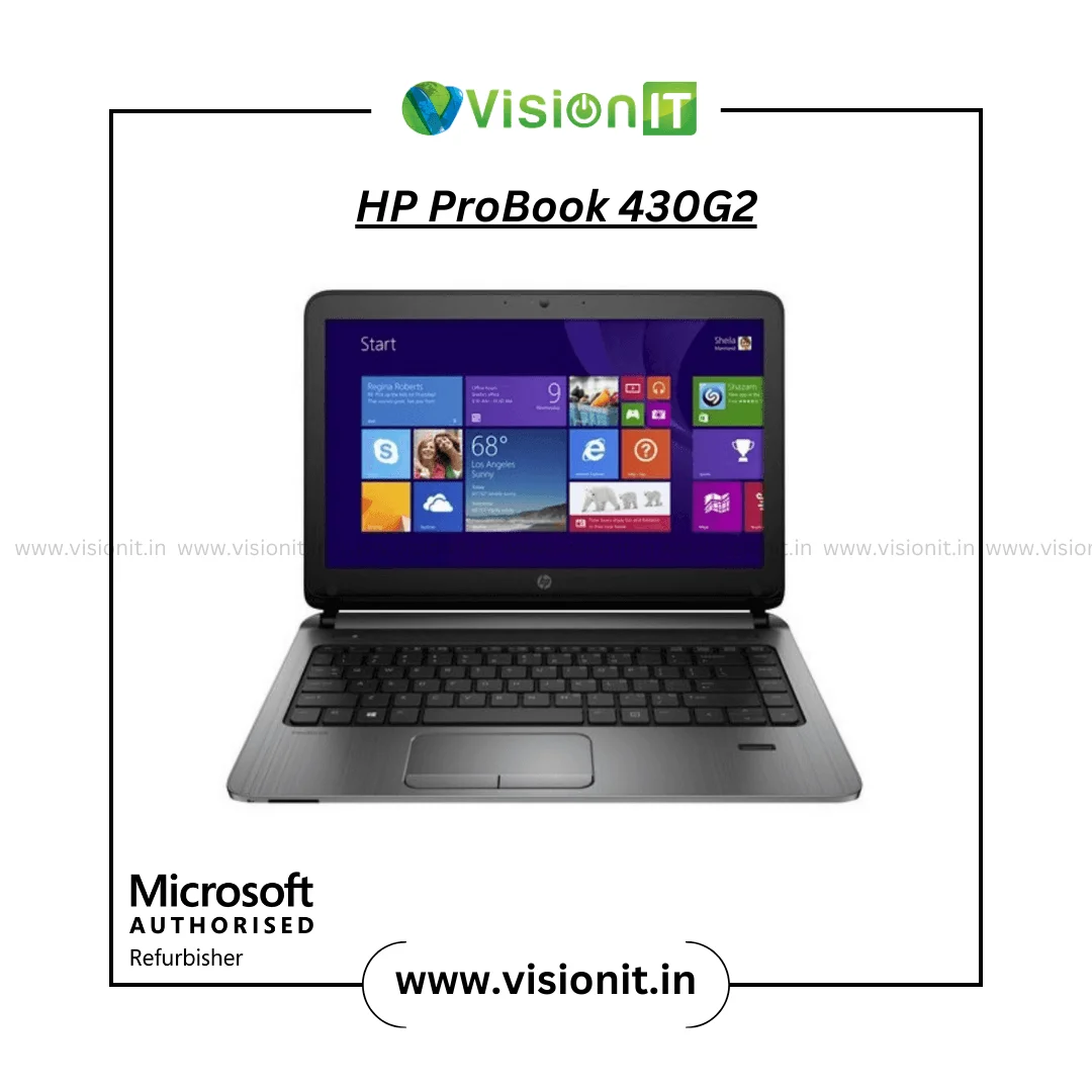 Refurbished HP ProBook 430 G2 | Intel Core i5 4200U | Customizable RAM & SSD | Preloaded Windows 10 Pro | Perfect for Work & Study